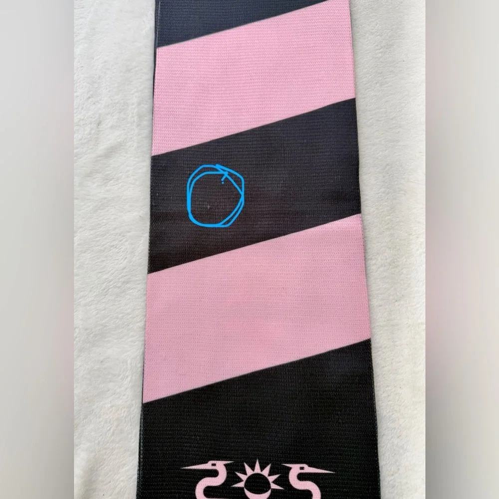 Ruffneck MLS Soccer Intermiami CF Scarf Dark Gray Pink Flamingo NEW 56”
